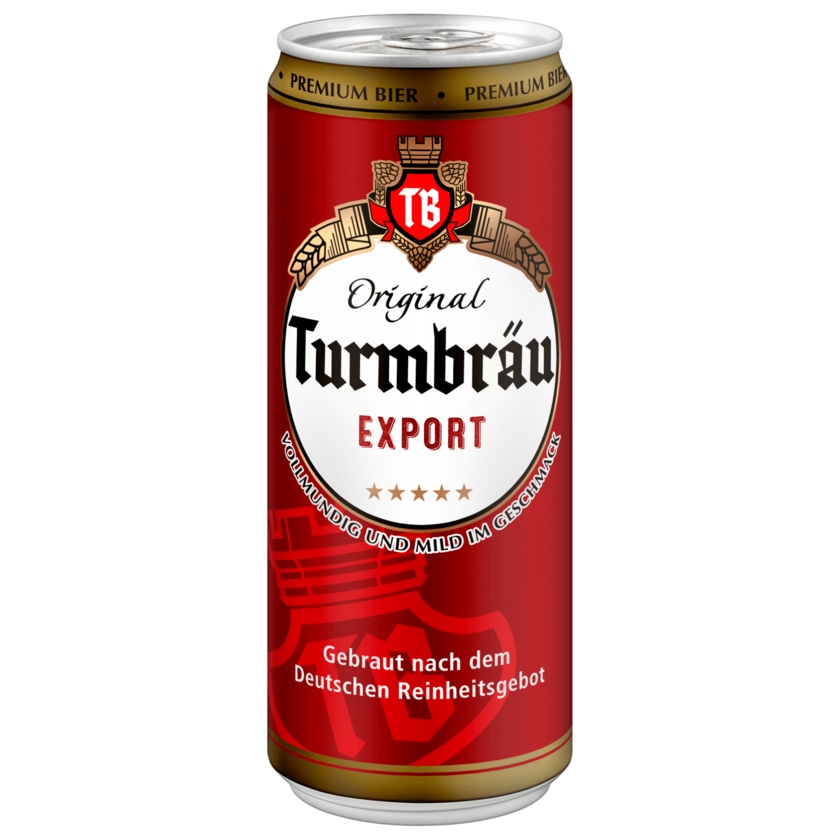 Original Turmbräu Export Preimium Bier 0,5l